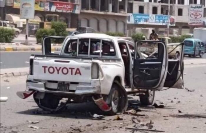 استشهاد قائد جبهة البيضاء في مدينة عدن بانفجار عبوة ناسفة
