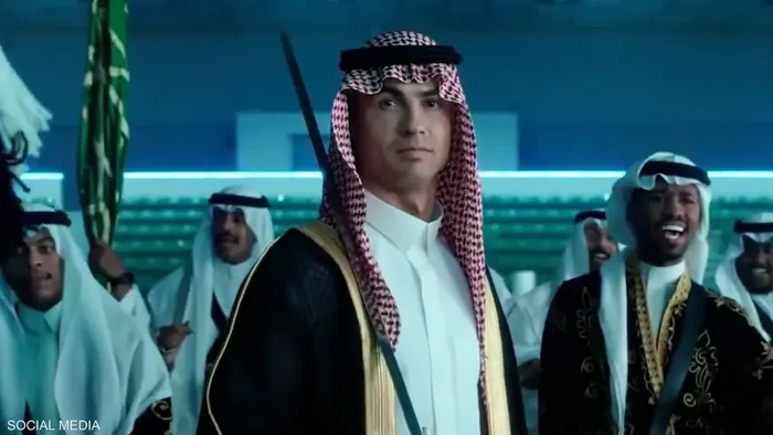 شاهد كيف احتفل رونالدو باليوم الوطني السعودي
