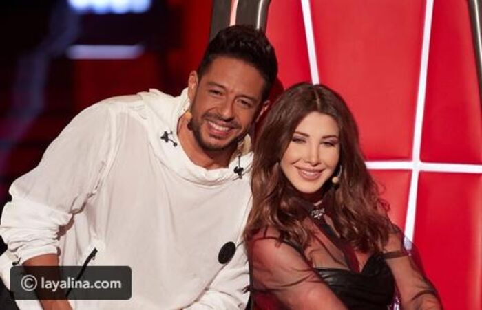 لحظة انفعال #نانسي_عجرم بعد تصرف محمد حماقي الذي أفسد خطتها