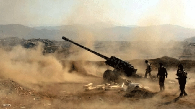 بالأسلحة الثقيلة والـ RPG.. مواجهات عنيفة على حدودي الحشا وقعطبة ومصرع 4 عناصر حوثية