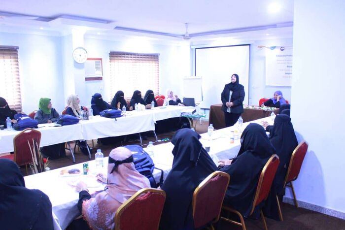 استمرار تدريب الشرطة النسائية في عدن