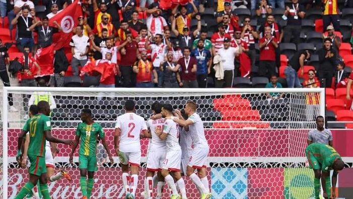 كأس العرب.. بنتيجة عريضة تونس تتفوق على موريتانيا وبلعربي يرفض الاحتفال بهدفه