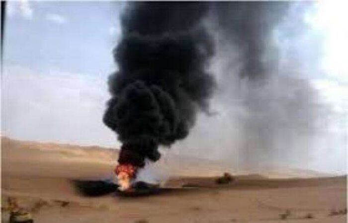 للمرة الثالثة.. مسلحون مجهولون يفجرون انبوب نفطي في #شبوة