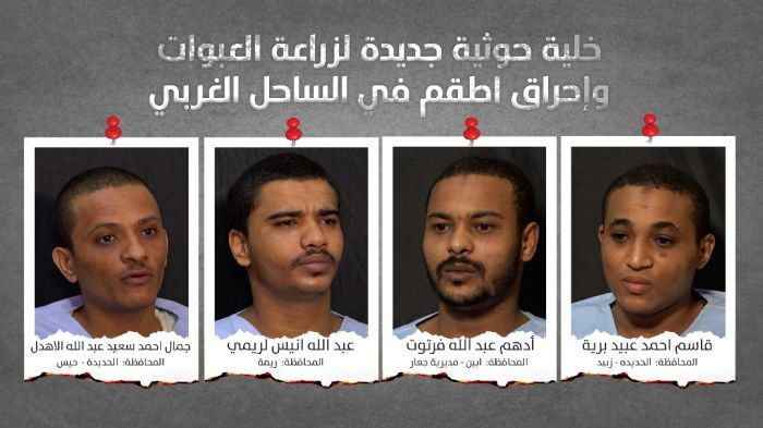 فيديو| الكشف عن خلية حوثية جديدة لزراعة العبوات الناسفة وإحراق الأطقم في الساحل الغربي