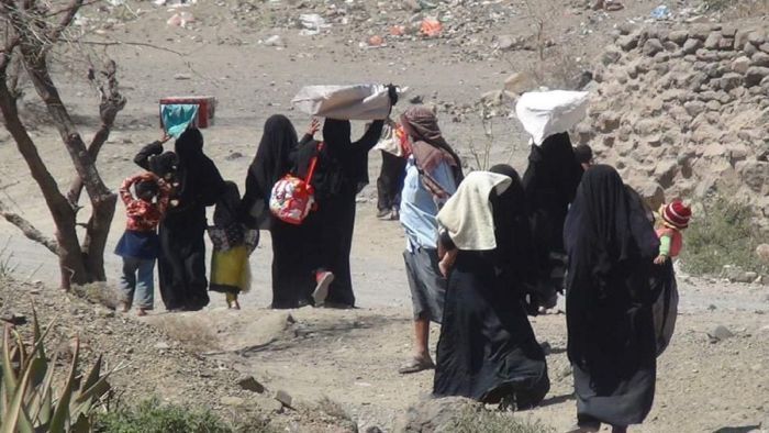 تقرير حكومي: نزوح أكثر من 500 أسرة يمنية خلال يونيو الماضي