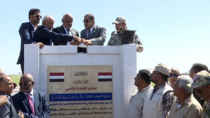 برعاية طارق صالح.. وزير العدل يضع حجر الأساس للمجمع القضائي في الخوخة