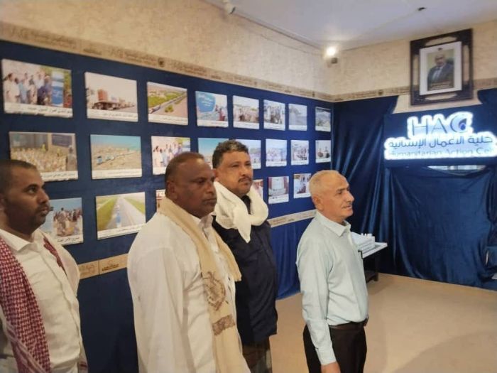 الحديدة.. مسؤولون يزورون معرض إنجازات خلية الأعمال الإنسانية في المقاومة الوطنية