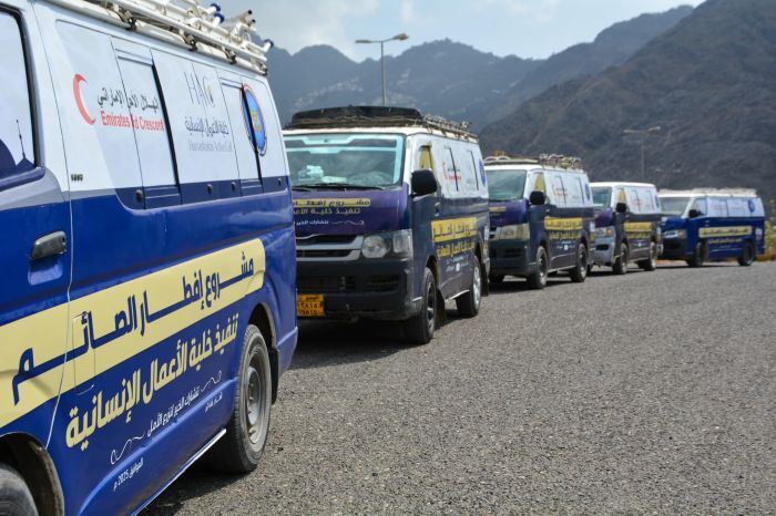 إنسانية المقاومة الوطنية تُطلق مشروع "إفطار الصائم" بمدينة تعز
