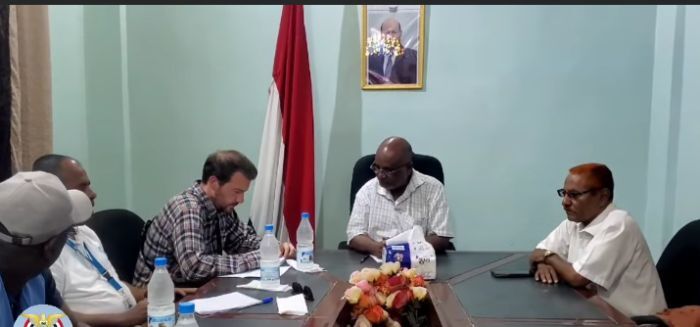 عليان يبحث مع بعثة "أونمها" التدخلات الإنسانية في الخوخة