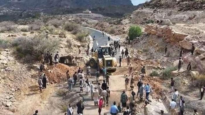 مليشيا الحوثي تعرقل جهود فتح طريق دمت- مريس باستحداثات عسكرية