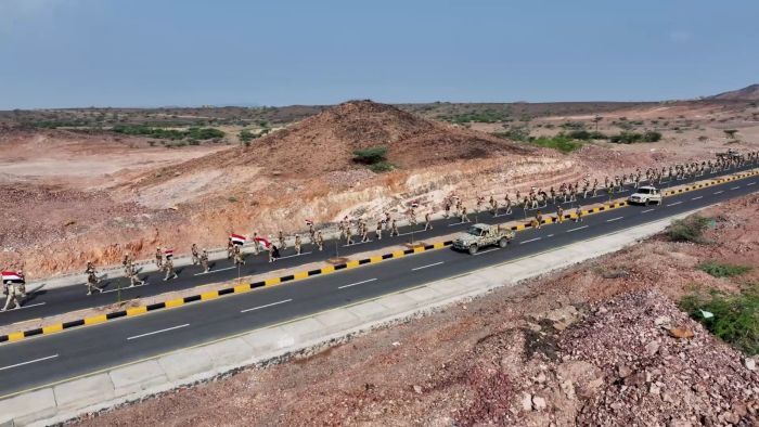 احتياط اللواء الثالث حراس الجمهورية في محور البرح ينفذ تمرين مسير
