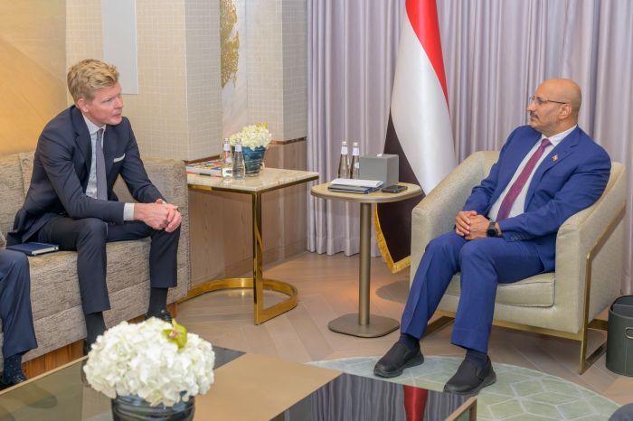 طارق صالح يبحث مع المبعوث الأممي المستجدات في اليمن