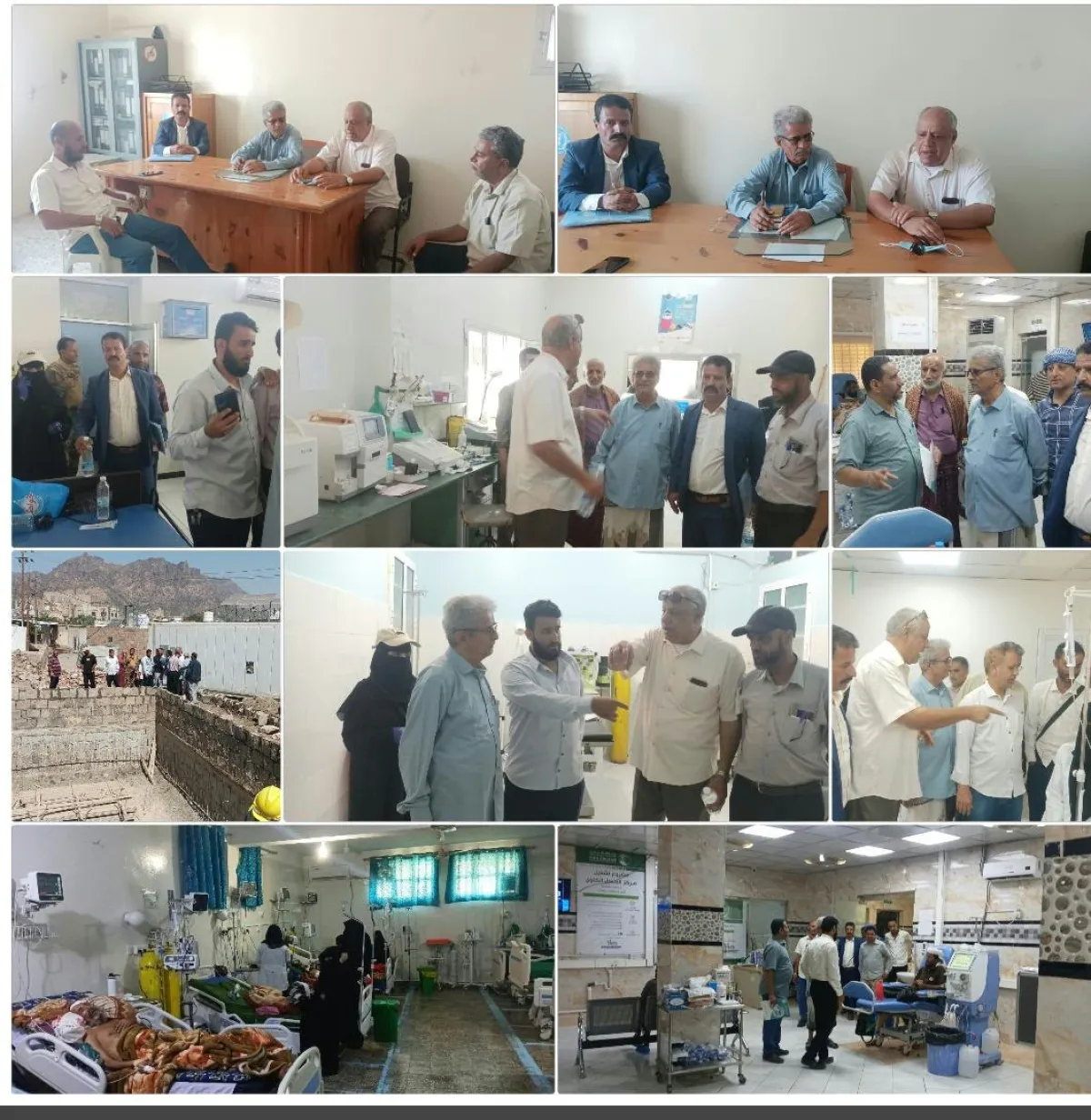 بتوجيهات المحافظ القبة.. وكيل أول محافظة الضالع يتفقد مستشفى النصر العام ومركز الغسيل الكلوي