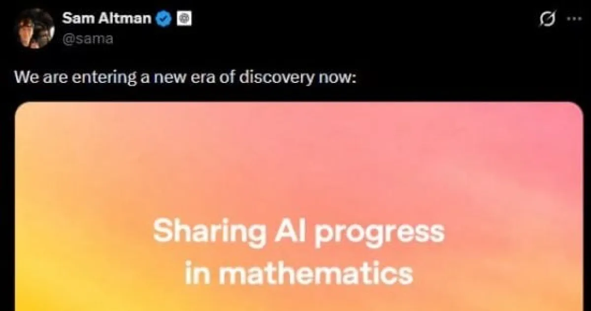 OpenAI تطلق 372 نتيجة رياضية جديدة.. الذكاء الاصطناعي يفتح آفاق الاكتشاف