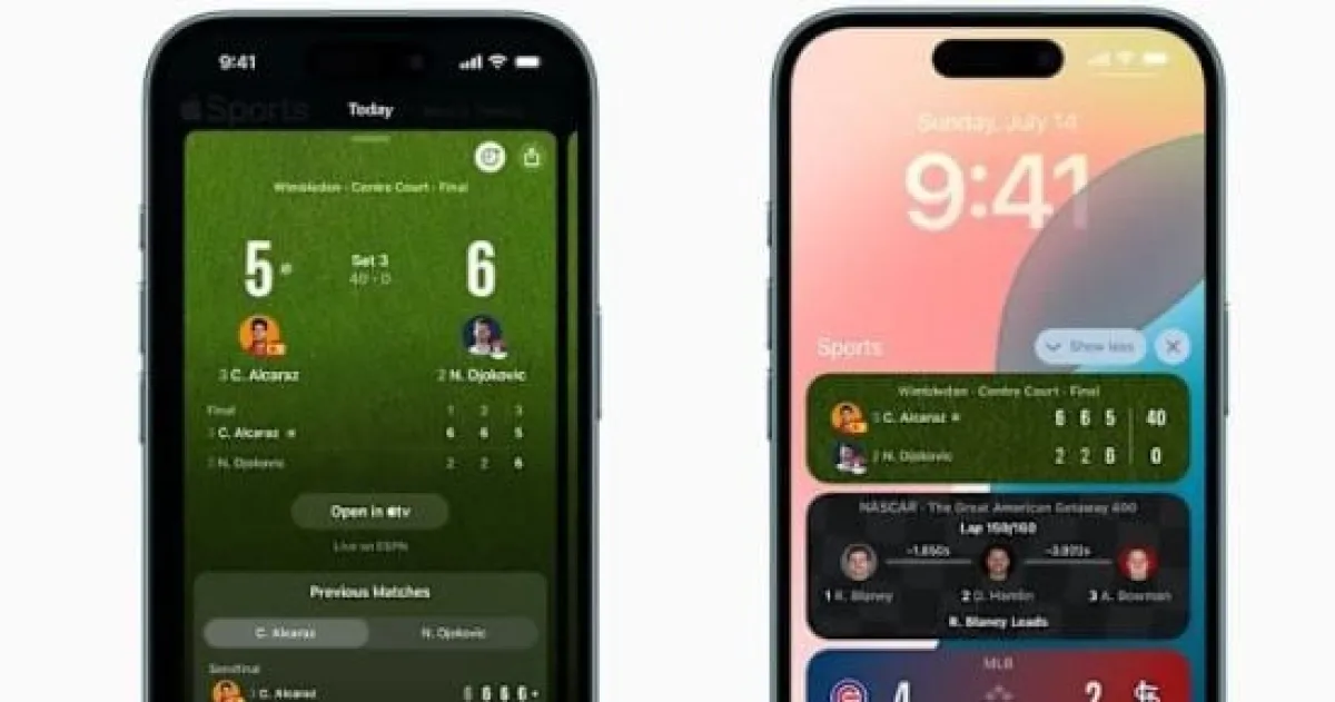 أبل تعزز تطبيق Sports بميزات جديدة و5 بطولات كرة قدم