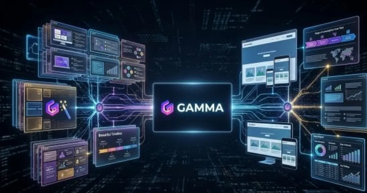 Gamma: يبني موقعك بالذكاء الاصطناعي بلا برمجة