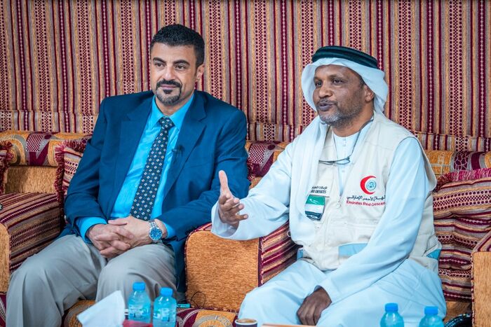 ممثل هلال الإمارات يلتقي محافظ عدن ويبارك له نيل الثقة