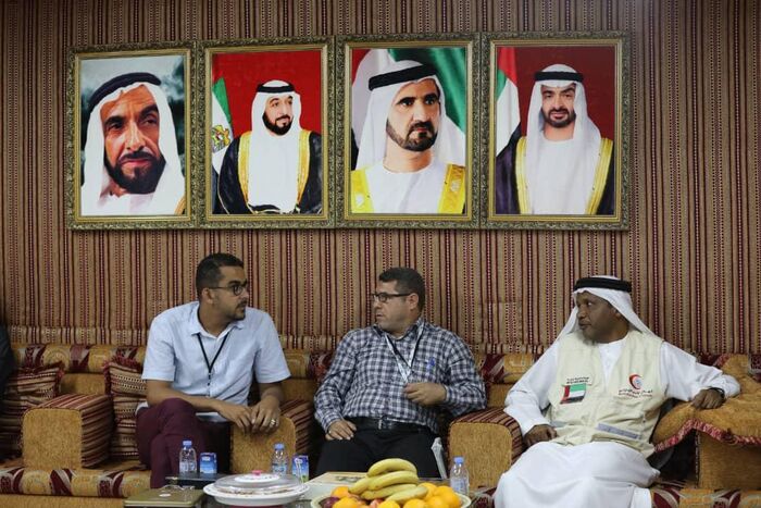 عدن : #الهلال_الأحمر_الإماراتي يلتقي كتلة الأمن الغذائي والزراعة وبرنامج الغذاء العالمي