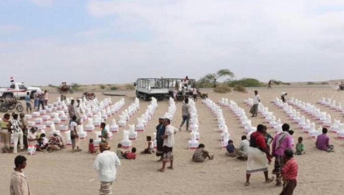 ضمن برنامج #عام_التسامح .. #الإمارات توزع 120 طنا من المواد الغذائية في 8 مناطق بـ #الحديدة