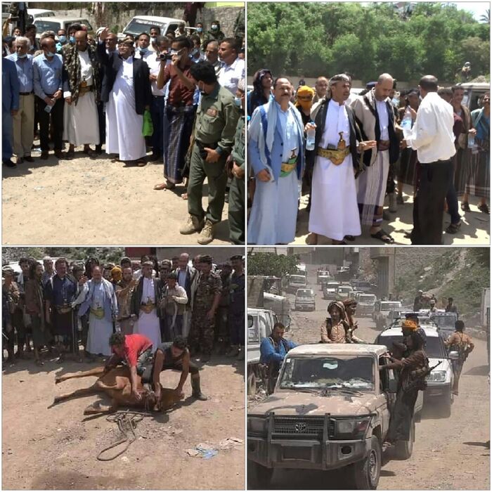 مجموعة شركات أحمد عبد الله الشيباني تعاود فتح مصانعها أمام العمال والموظفين.. بعد تدخل واسطات لحل القضية بصلح قبلي