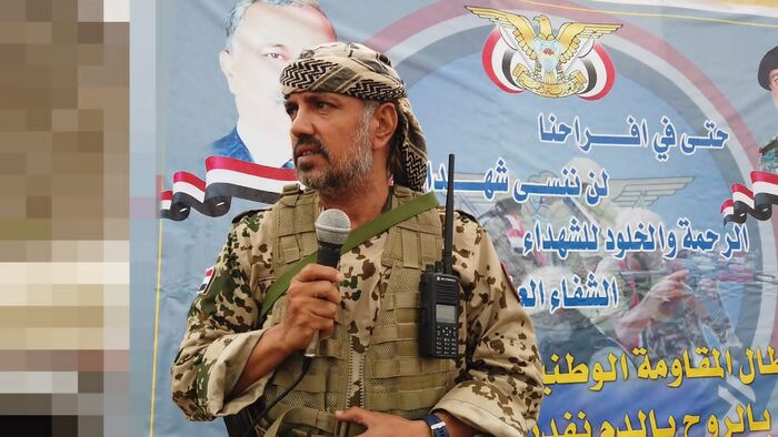 خلال زيارة عيدية.. الأكوع يتحدث عن دور لعبته وحدات المهام الخاصة للمقاومة الوطنية في جبهات الساحل الغربي