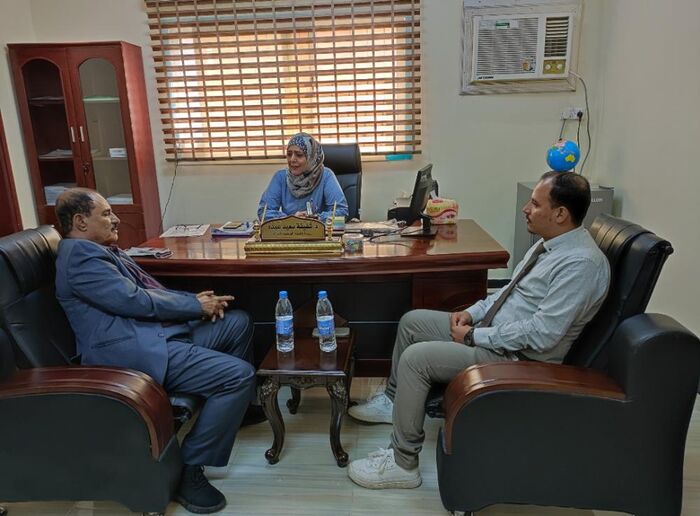 رئيسة اللجنة الوطنية للمراة بعدن تلتقي محافظ #الضالع
