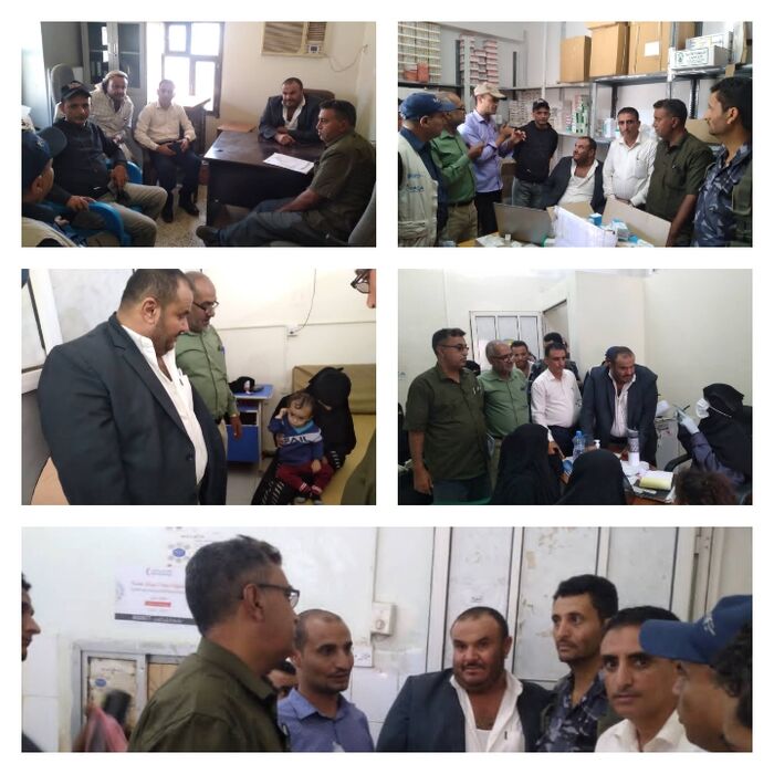 مدير عام قعطبة يزور مستشفى السلام العام ويشيد بمستوى الخدمات المقدمة