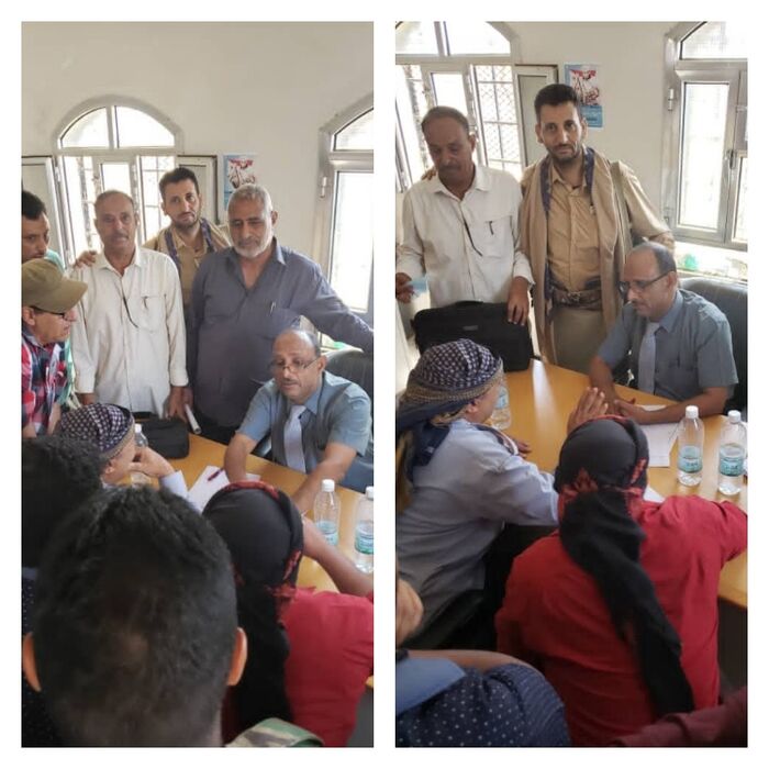 رئيس نيابة محافظة #الضالع ووكلاء النيابات يتفقدون نزلاء السجن المركزي
