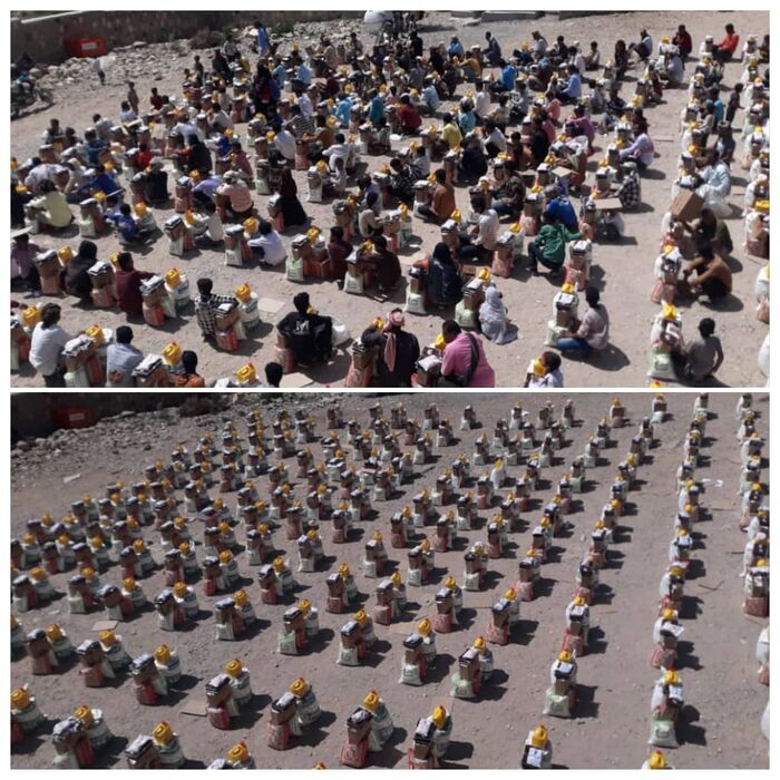 الضالع.. الهلال الاحمر اليمني يدشن توزيع 401 سلة غذائية للأسر الاشد فقرا في مناطق عباب وخشان بالازارق