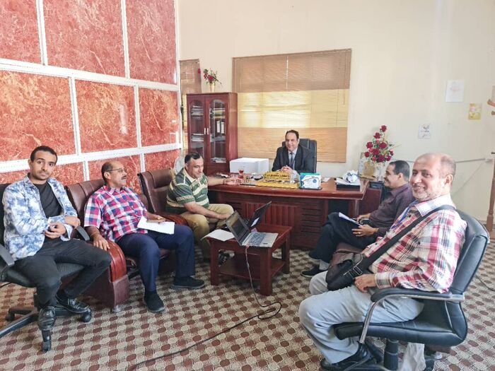 رئيس الجهاز التنفيذي للمجلس الأعلى لكليات المجتمع يرأس الاجتماع الاول لموظفي الجهاز للعام 2023م