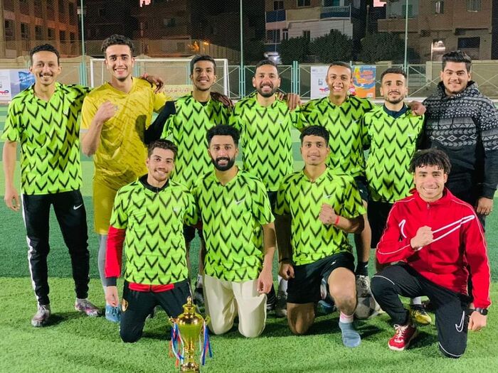 "شباب باسوس" يفوز ببطولة القليوبية لخماسي كرة القدم