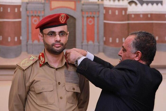 الاكاديمية العسكرية تمنح الإنقلابي مهدي المشاط الماجستير والركن