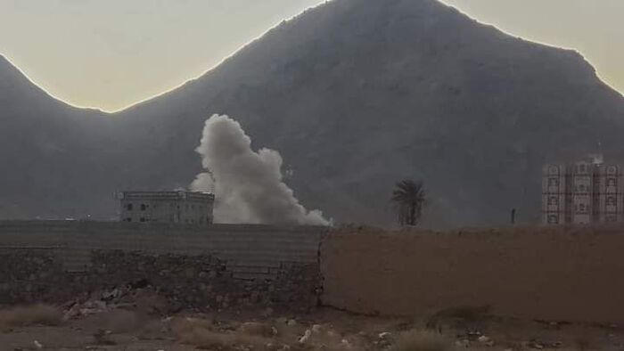#شبوة.. مليشيا الحوثي تقصف بيحان العليا بصاروخ باليستي
