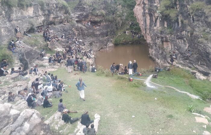 انتشال جثة طفل غرق في حوض مائي بالمحويت
