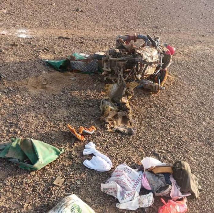 استشهاد شابين بانفجار لغم حوثي في لحج