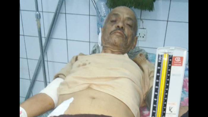 صورة - #عاجل | ظهور مدير أمن قعطبة "شوفر" بإحدى مستشفيات عدن