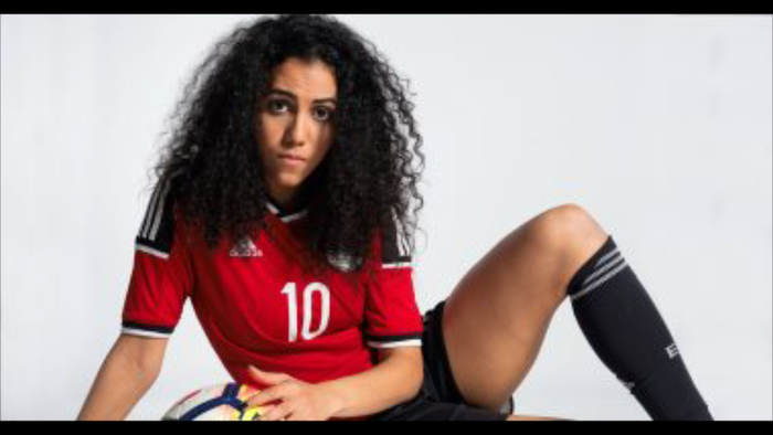لاعبة كرة القدم المصرية سارة عصام في الحجر الصحي