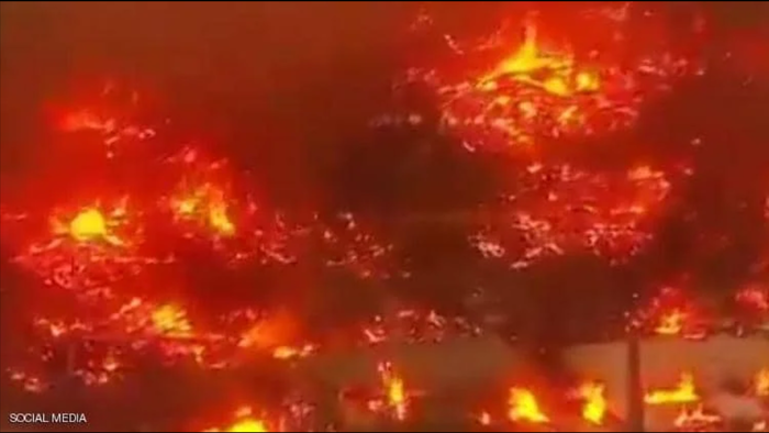 حريق هائل يلتهم مخازن عملاقة لـ"أمازون"