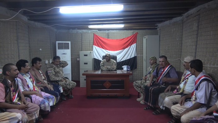 فيديو| قائد المقاومة الوطنية يستقبل الأبطال المفرج عنهم ويشيد بأدوارهم النضالية